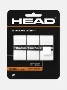 Official HEAD HEAD Xtremesoft Overgrip white 3-pack, SKU 285104