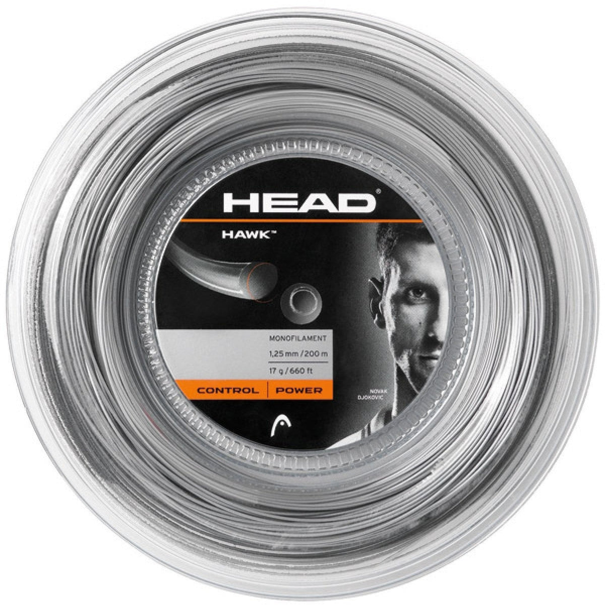 HEAD Hawk 200m reel - SKU 281113