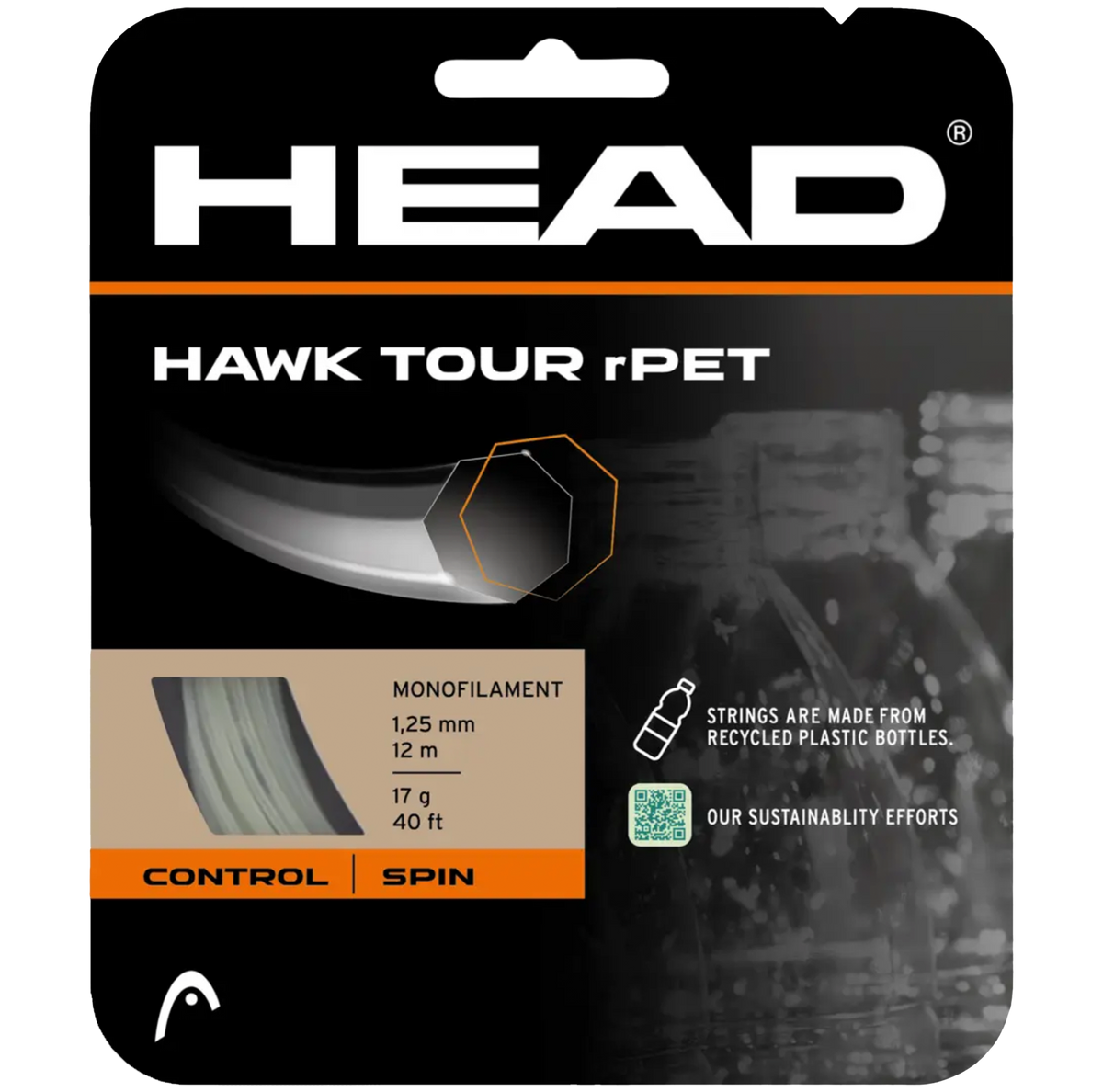 HEAD Hawk Tour rPET string set SKU 281125