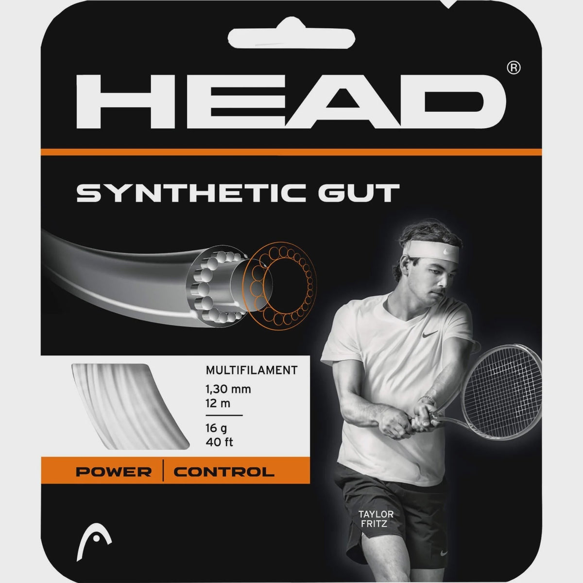 HEAD Synthetic Gut 16g tennis string set 12m, SKU 281111